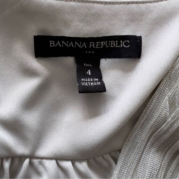 BANANA REPUBLIC Metallic Mini Dress In Size 4 - Picture 7 of 10